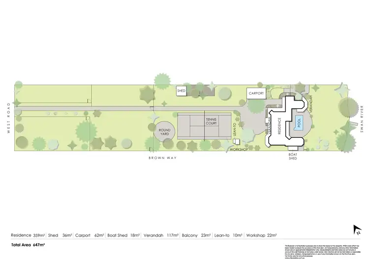 Floorplan of Homely house listing, 167 West Road, Bassendean WA 6054