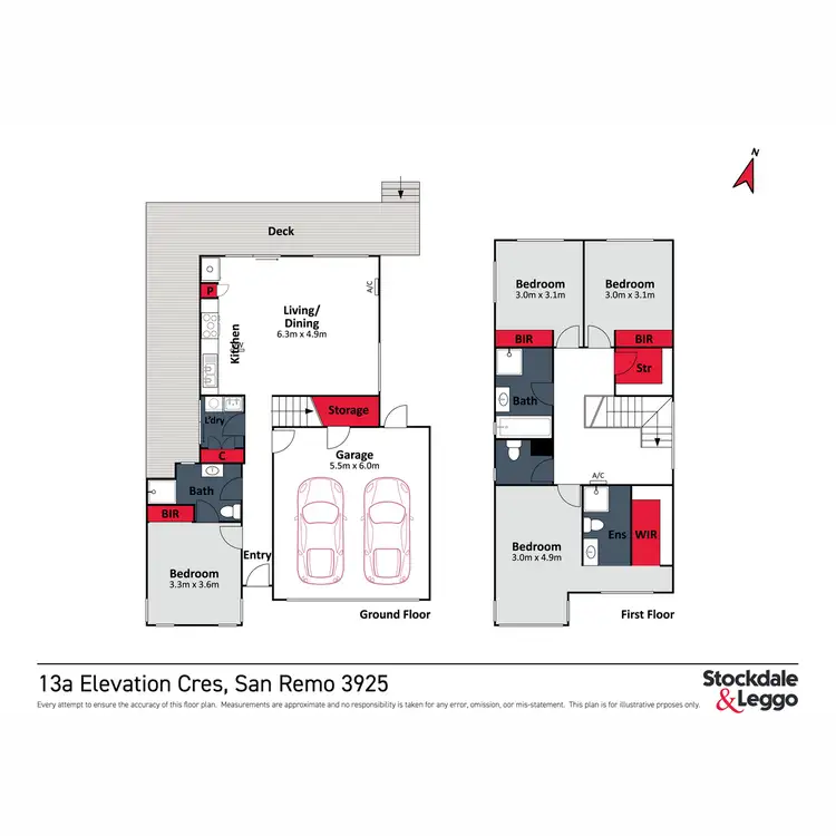 Floorplan of Homely house listing, 13A Elevation Crescent, San Remo VIC 3925