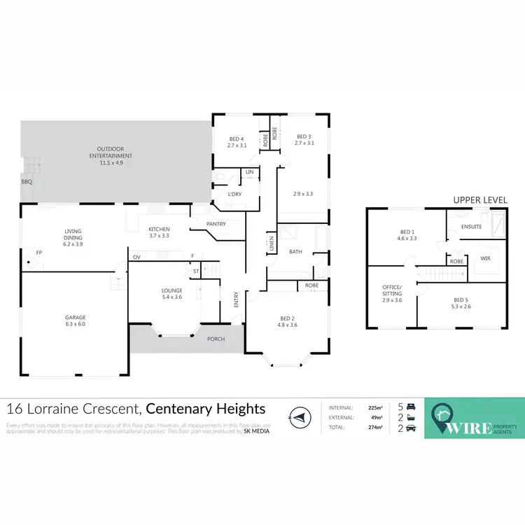 Floorplan of Homely house listing, 16 Lorraine Crescent, Centenary Heights QLD 4350