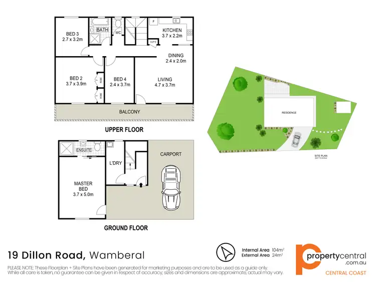 Floorplan of Homely house listing, 19 Dillon Road, Wamberal NSW 2260