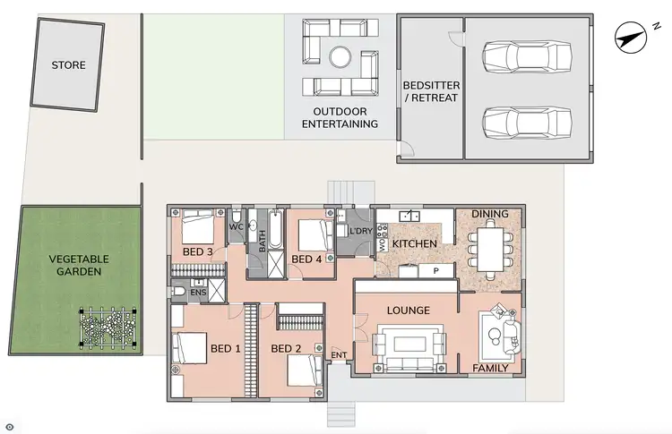 Floorplan of Homely house listing, 81 Tharwa Road, Queanbeyan West NSW 2620