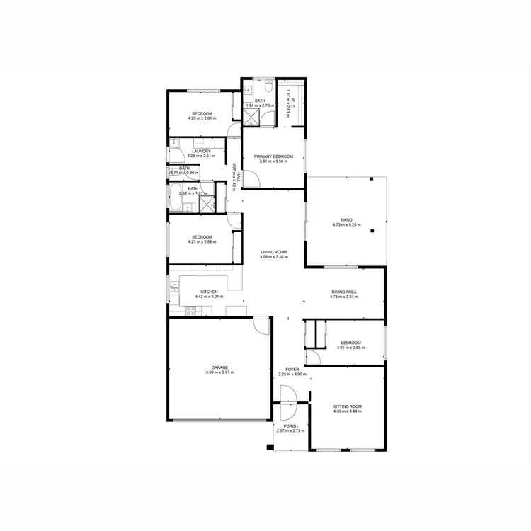 Floorplan of Homely house listing, 6 Fraser Waters Parade, Toogoom QLD 4655