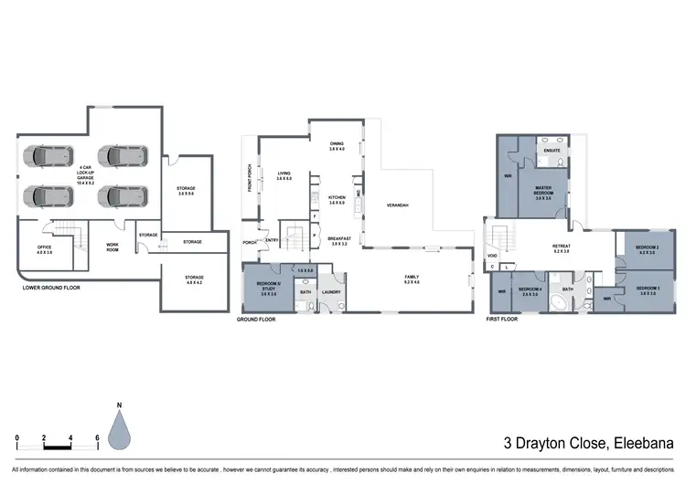 Floorplan of Homely house listing, 3 Drayton Close, Eleebana NSW 2282
