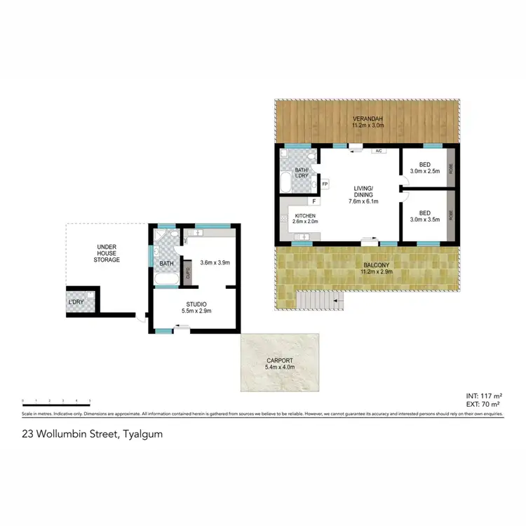 Floorplan of Homely house listing, 23 Wollumbin Street, Tyalgum NSW 2484