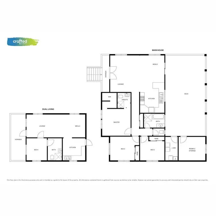 Floorplan of Homely rural property listing, 573 Rocky Gully Road, Coominya QLD 4311
