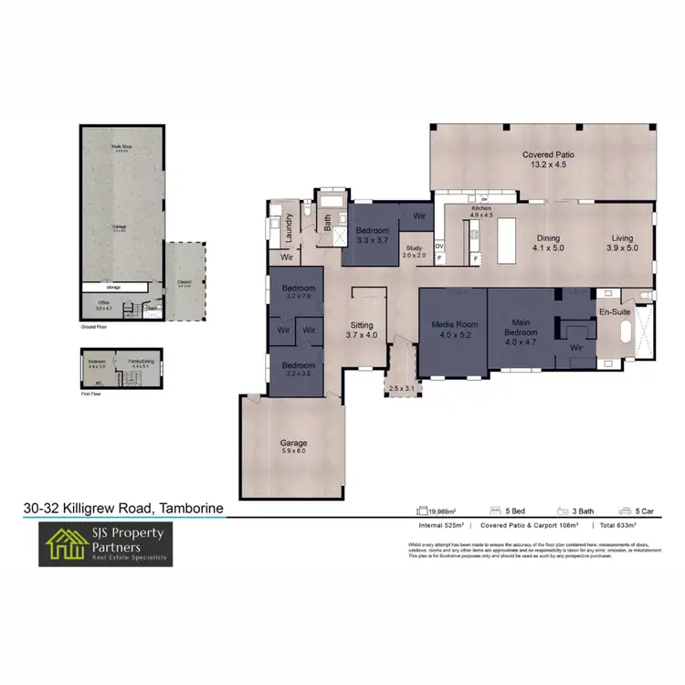 Floorplan of Homely rural property listing, 30 - 32 Killigrew Road, Tamborine QLD 4270
