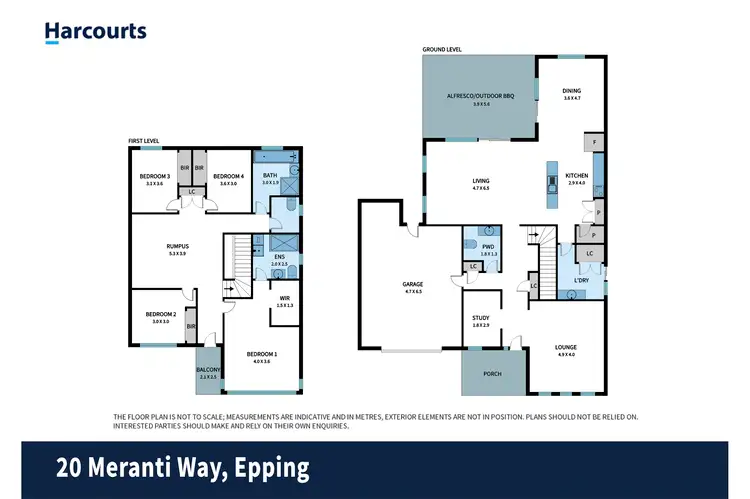 Floorplan of Homely house listing, 20 Meranti Way, Epping VIC 3076