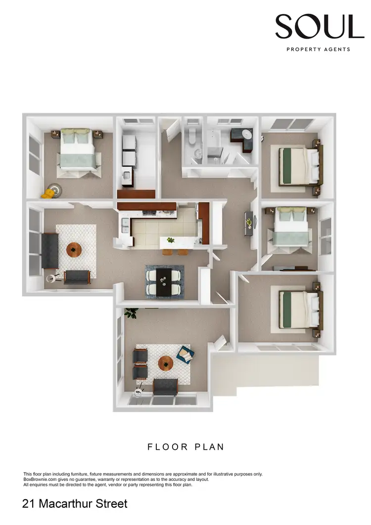 Floorplan of Homely house listing, 21 Macarthur Street, Griffith NSW 2680