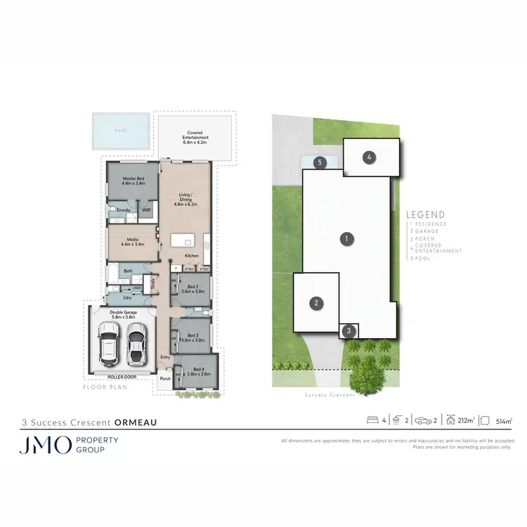 Floorplan of Homely house listing, 3 Success Crescent, Ormeau QLD 4208