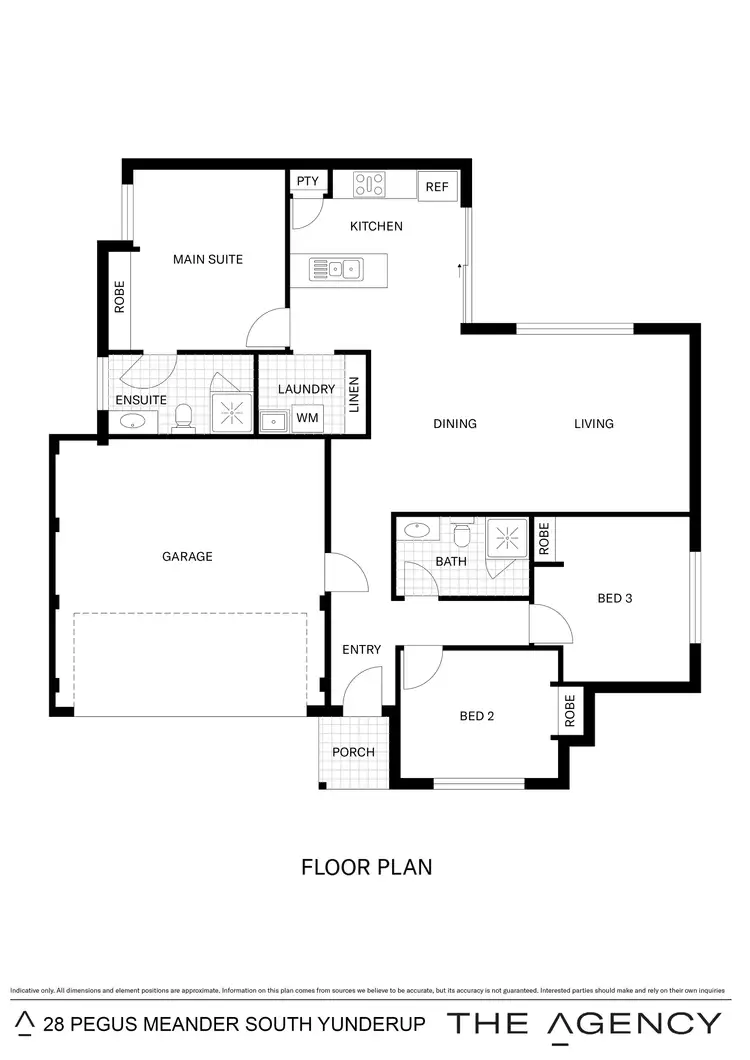 Floorplan of Homely house listing, 28 Pegus Meander, South Yunderup WA 6208