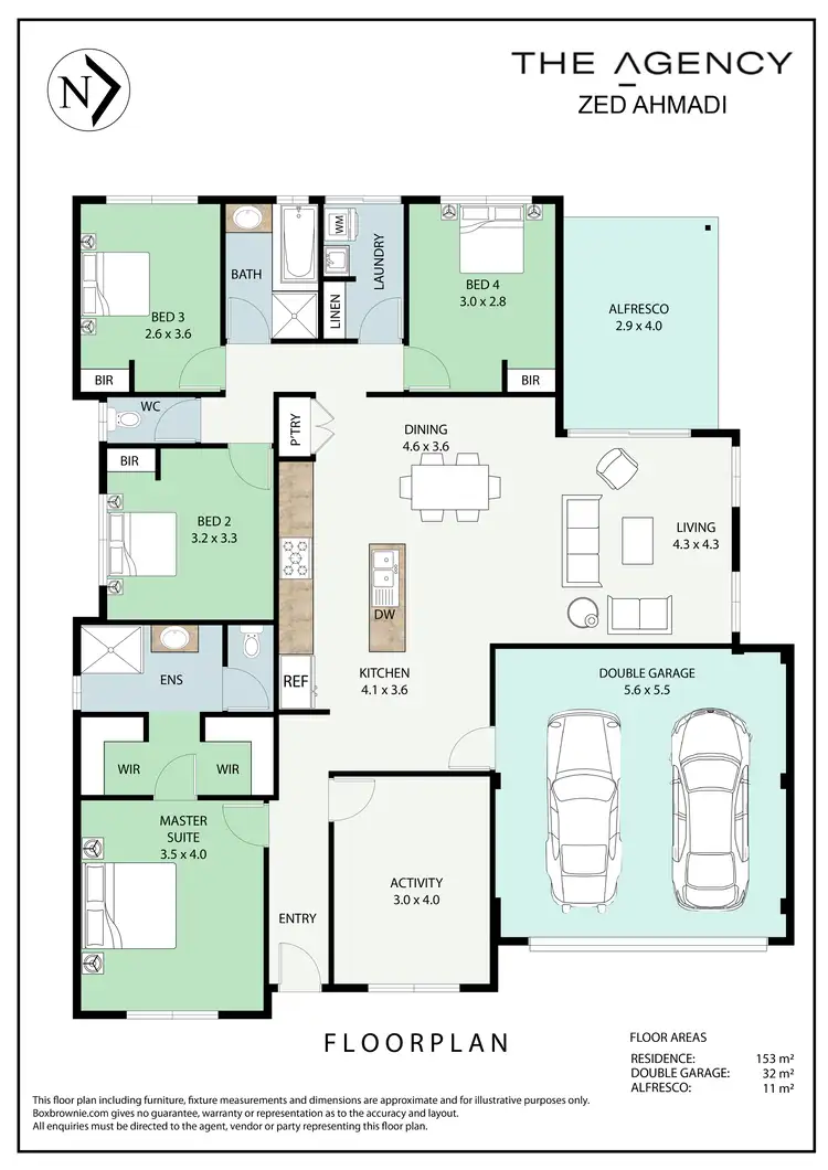 Floorplan of Homely house listing, 113 Myrlea Trail, Alkimos WA 6038