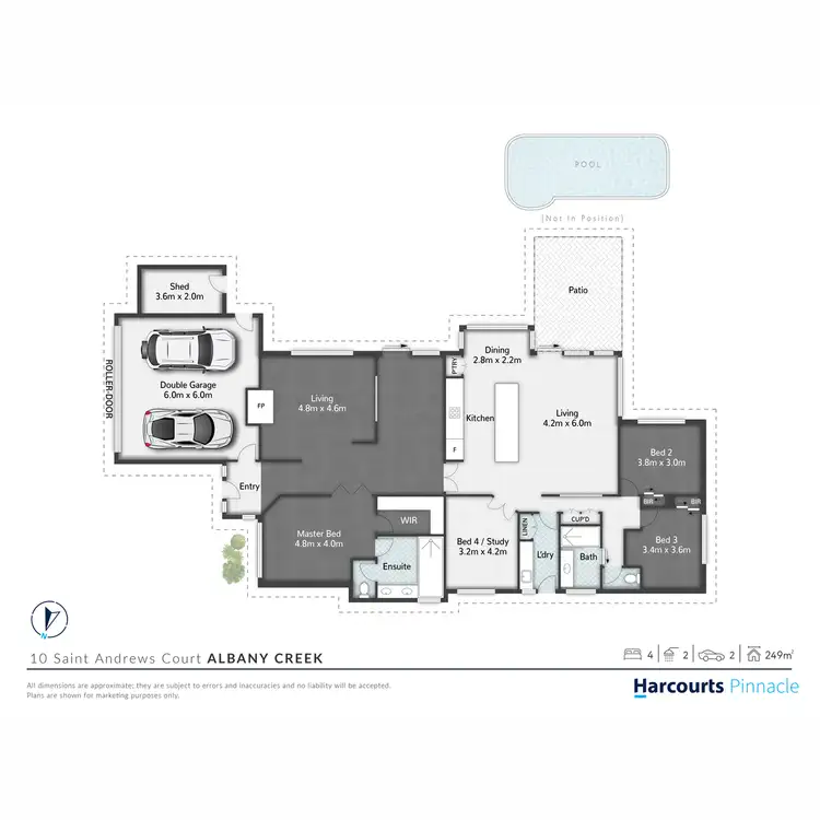 Floorplan of Homely house listing, 10 Saint Andrews Court, Albany Creek QLD 4035