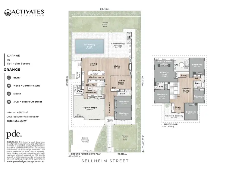 Floorplan of Homely house listing, 10 Sellheim Street, Grange QLD 4051