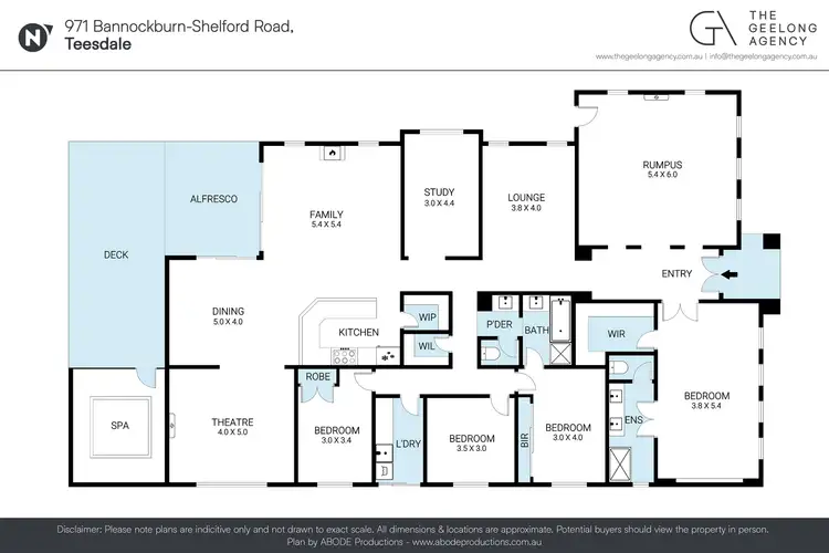 Floorplan of Homely rural property listing, 971 Bannockburn-Shelford Road, Teesdale VIC 3328
