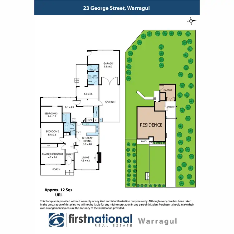Floorplan of Homely house listing, 23 George Street, Warragul VIC 3820
