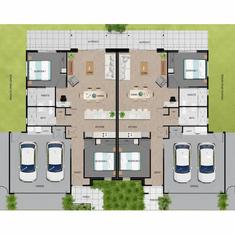 Floorplan of Homely unit listing, 37/1 Links Court, Urraween QLD 4655