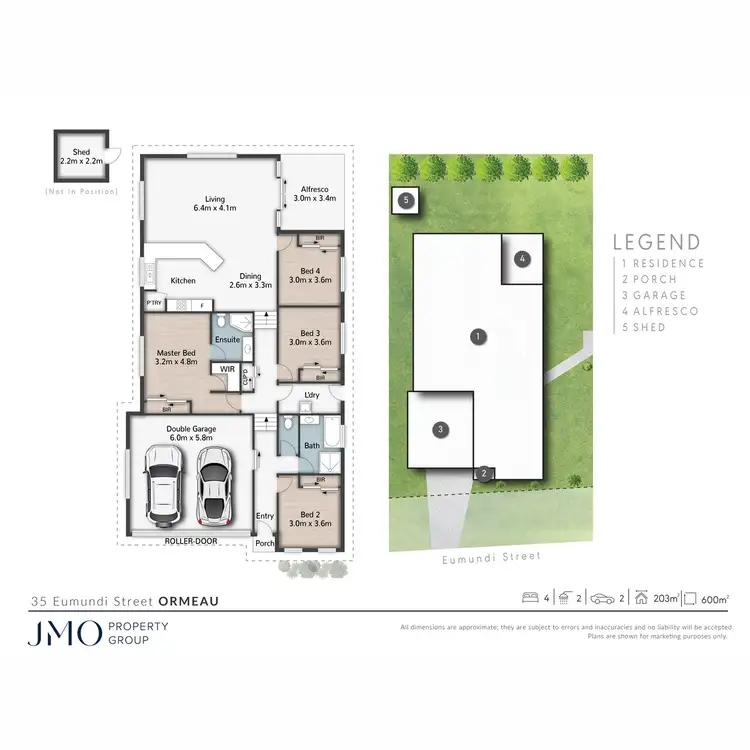 Floorplan of Homely house listing, 35 Eumundi Street, Ormeau QLD 4208