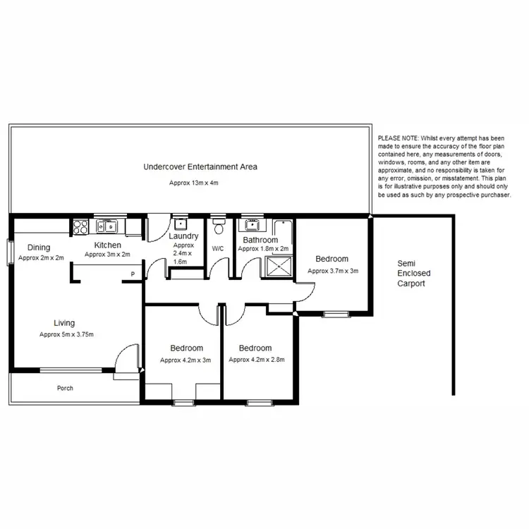 Floorplan of Homely house listing, 5 Nicholson Terrace, Port Augusta SA 5700