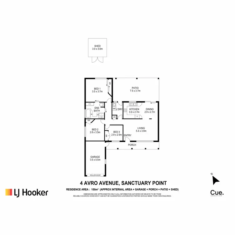Floorplan of Homely house listing, 4 Avro Avenue, Sanctuary Point NSW 2540