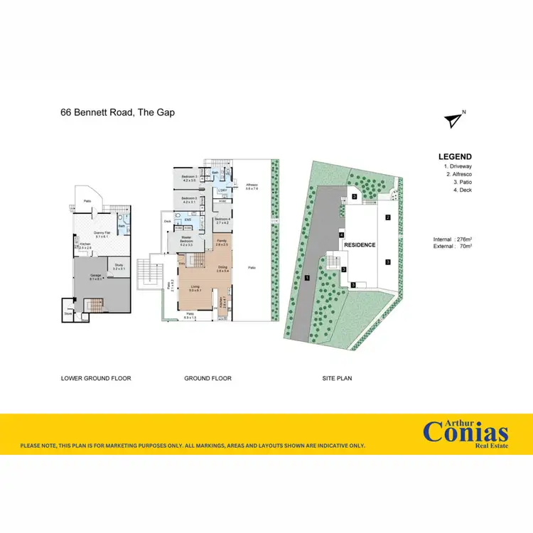 Floorplan of Homely house listing, 66 Bennett Road, The Gap QLD 4061