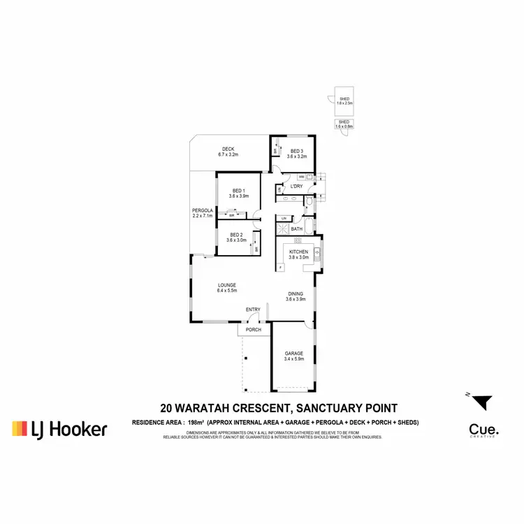 Floorplan of Homely house listing, 20 Waratah Crescent, Sanctuary Point NSW 2540