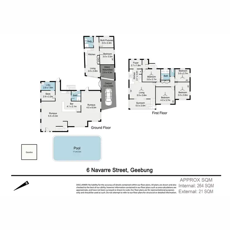 Floorplan of Homely house listing, 6 Navarre Street, Geebung QLD 4034