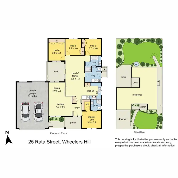 Floorplan of Homely house listing, 25 Rata Street, Wheelers Hill VIC 3150