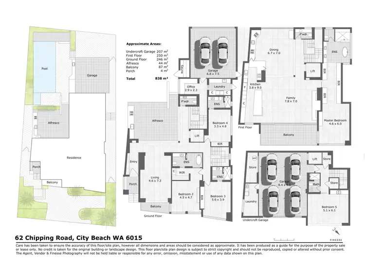 Floorplan of Homely house listing, 62 Chipping Road, City Beach WA 6015