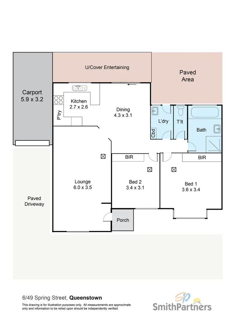 Floorplan of Homely house listing, 6/49 Spring Street, Queenstown SA 5014