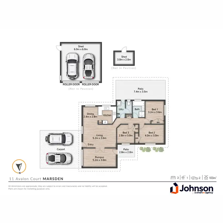 Floorplan of Homely house listing, 11 Avalon Court, Marsden QLD 4132