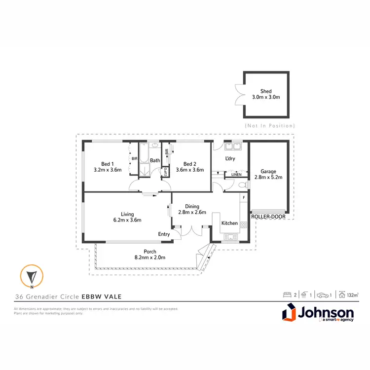 Floorplan of Homely house listing, 36 Grenadier Circle, Ebbw Vale QLD 4304