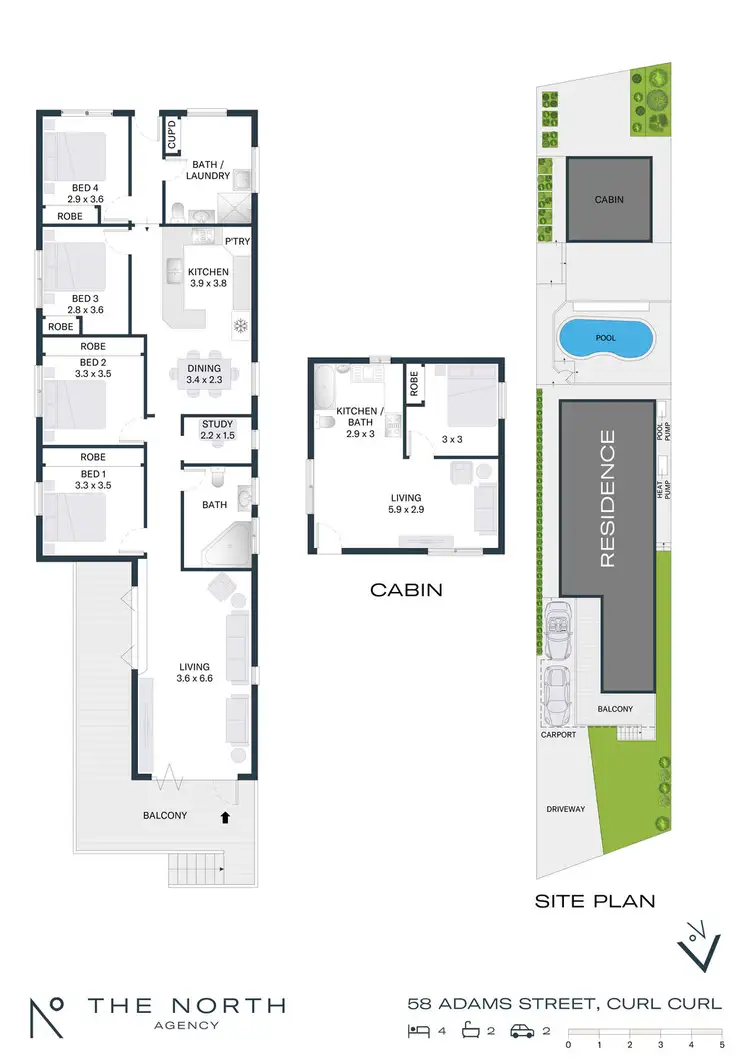 Floorplan of Homely house listing, 58 Adams Street, Curl Curl NSW 2096