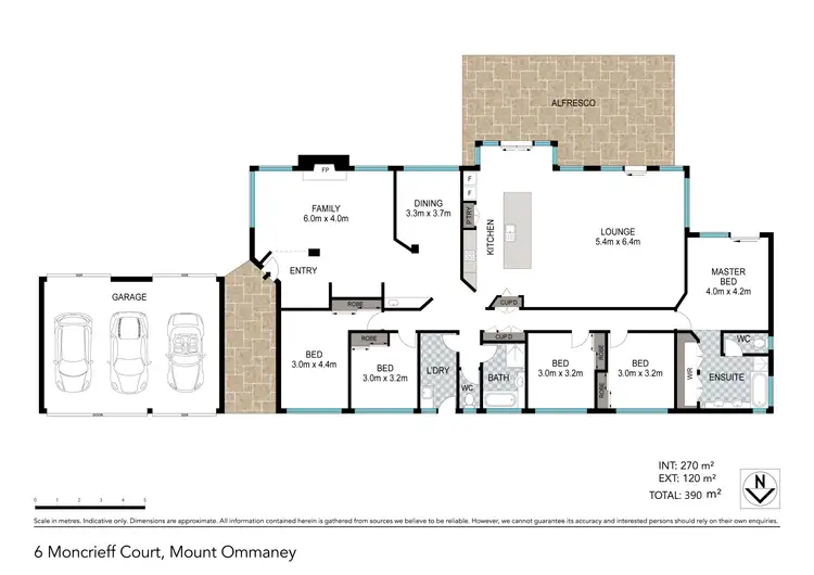 Floorplan of Homely house listing, 6 Moncrieff Court, Mount Ommaney QLD 4074