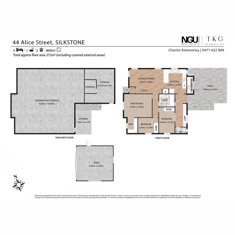 Floorplan of Homely house listing, 44 Alice Street, Silkstone QLD 4304