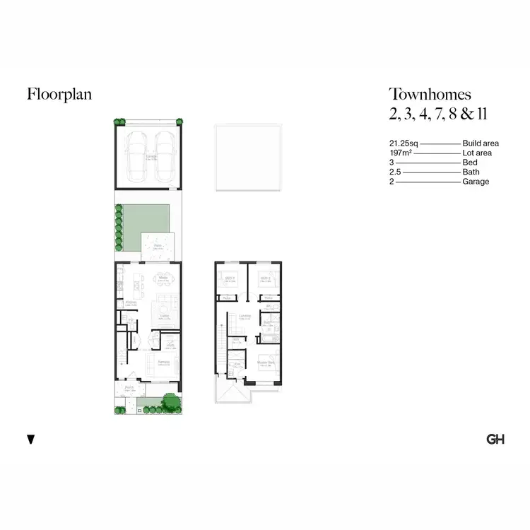 Floorplan of Homely townhouse listing, Lot 738 Cormorant Way, Torquay VIC 3228