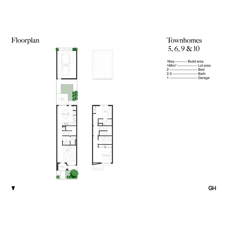 Floorplan of Homely townhouse listing, Lot 740 Cormorant Way, Torquay VIC 3228