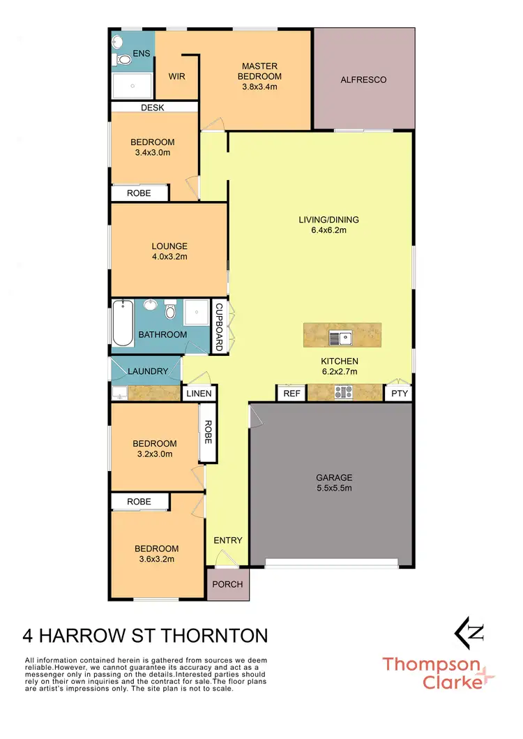 Floorplan of Homely house listing, 4 Harrow Street, Thornton NSW 2322