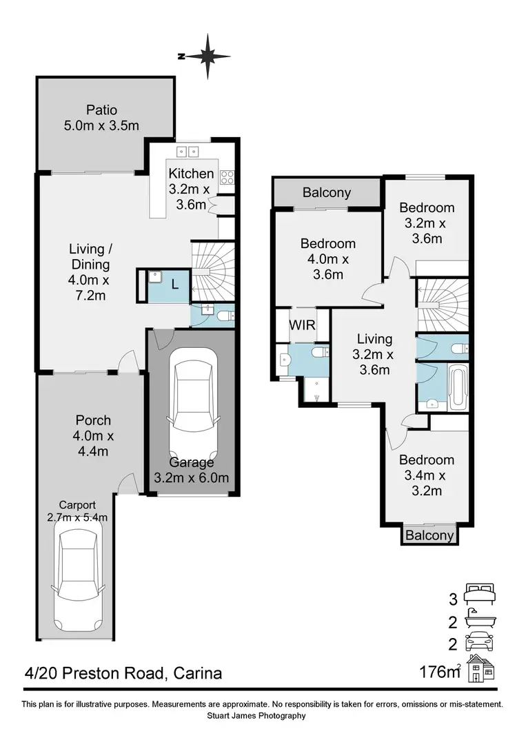 Floorplan of Homely townhouse listing, 4/20 Preston Road, Carina QLD 4152