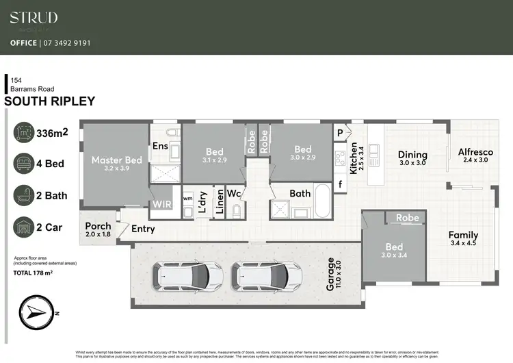 Floorplan of Homely house listing, 154 Barrams Road, South Ripley QLD 4306