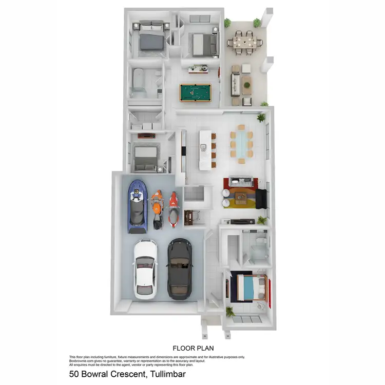 Floorplan of Homely house listing, 50 Bowral Crescent, Tullimbar NSW 2527