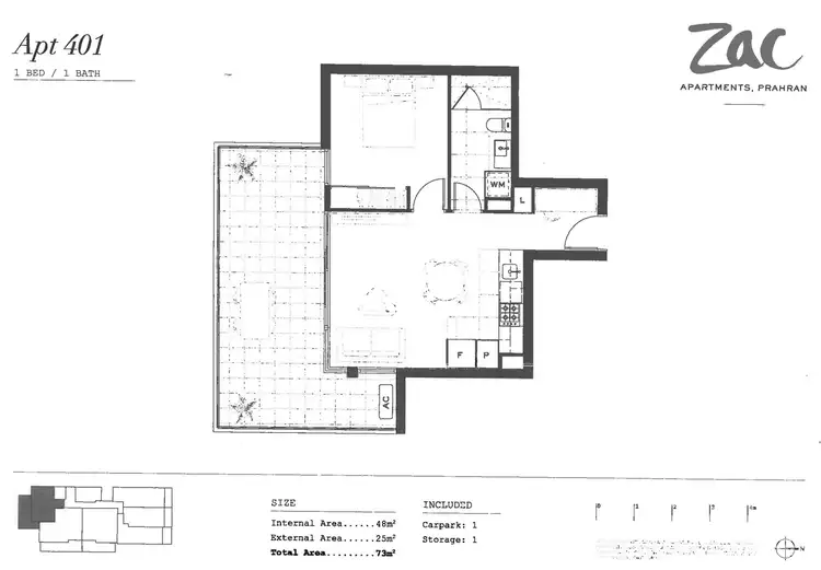 Floorplan of Homely apartment listing, 4/1 Mount Street, Prahran VIC 3181