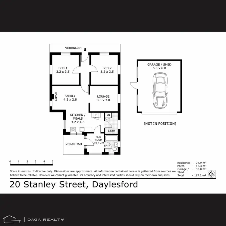 Floorplan of Homely house listing, 20 Stanley Street, Daylesford VIC 3460