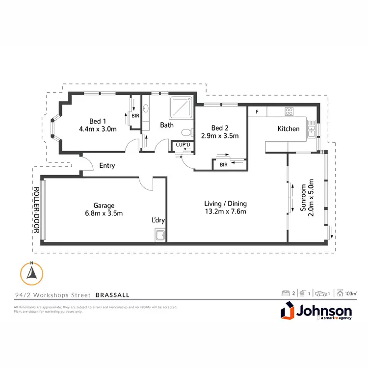 Floorplan of Homely house listing, 94/2 Workshops Street, Brassall QLD 4305