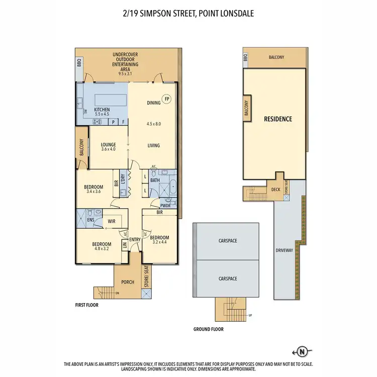 Floorplan of Homely house listing, 2/19 Simpson Street, Point Lonsdale VIC 3225