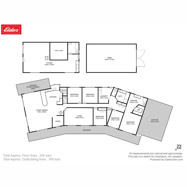 Floorplan of Homely house listing, 214 Kellevie Road, Kellevie TAS 7176