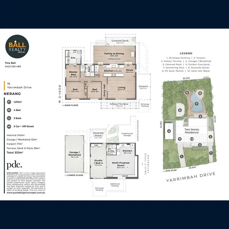 Floorplan of Homely house listing, 16 Yarrimbah Drive, Nerang QLD 4211