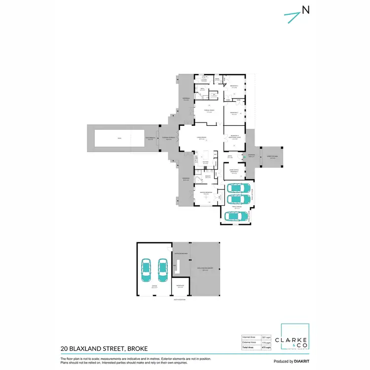 Floorplan of Homely house listing, 20 Blaxland Street, Broke NSW 2330