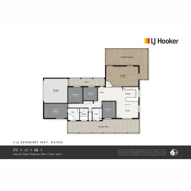 Floorplan of Homely house listing, 1/16 Dewberry Way, Gaven QLD 4211