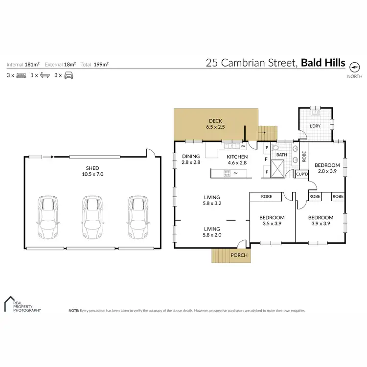 Floorplan of Homely house listing, 25 Cambrian Street, Bald Hills QLD 4036