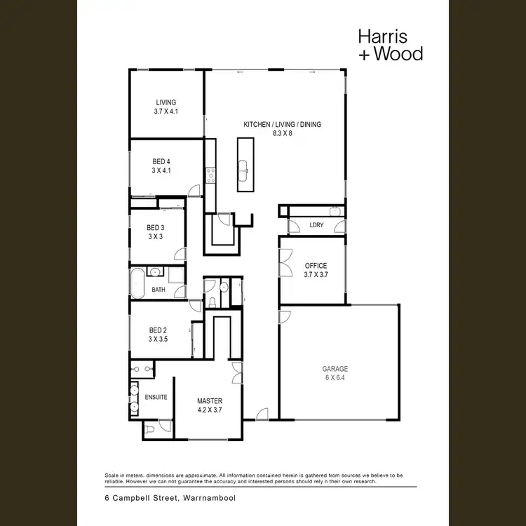 Floorplan of Homely house listing, 6 Campbell Street, Warrnambool VIC 3280